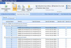 Active Directory Replication Status Tool